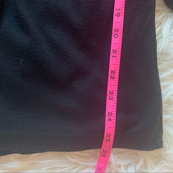 Black Long Sleeved Twist V Neck Twist Front Tee - Picture 9 of 9